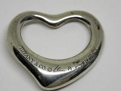 Tiffany & Co. Open Heart Tiffany Necklace Pendant