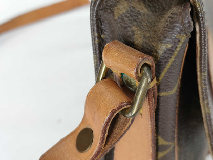 LOUIS VUITTON Monogram LV Monogram Mini Cartouchiere Shoulder Bag