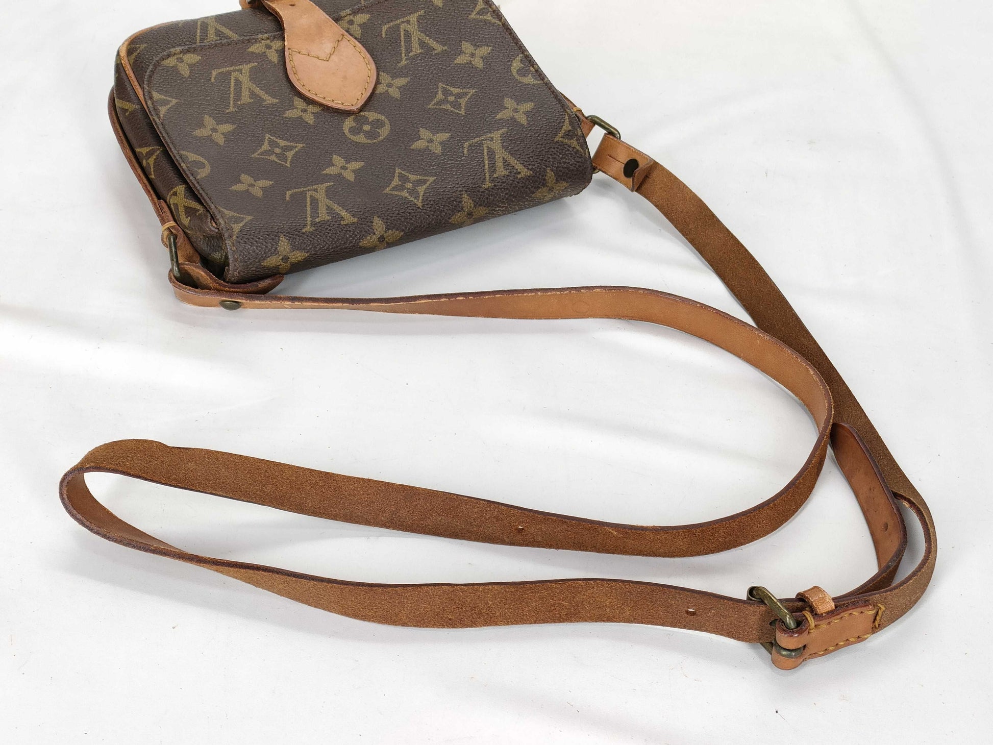 LOUIS VUITTON Monogram LV Monogram Mini Cartouchiere Shoulder Bag