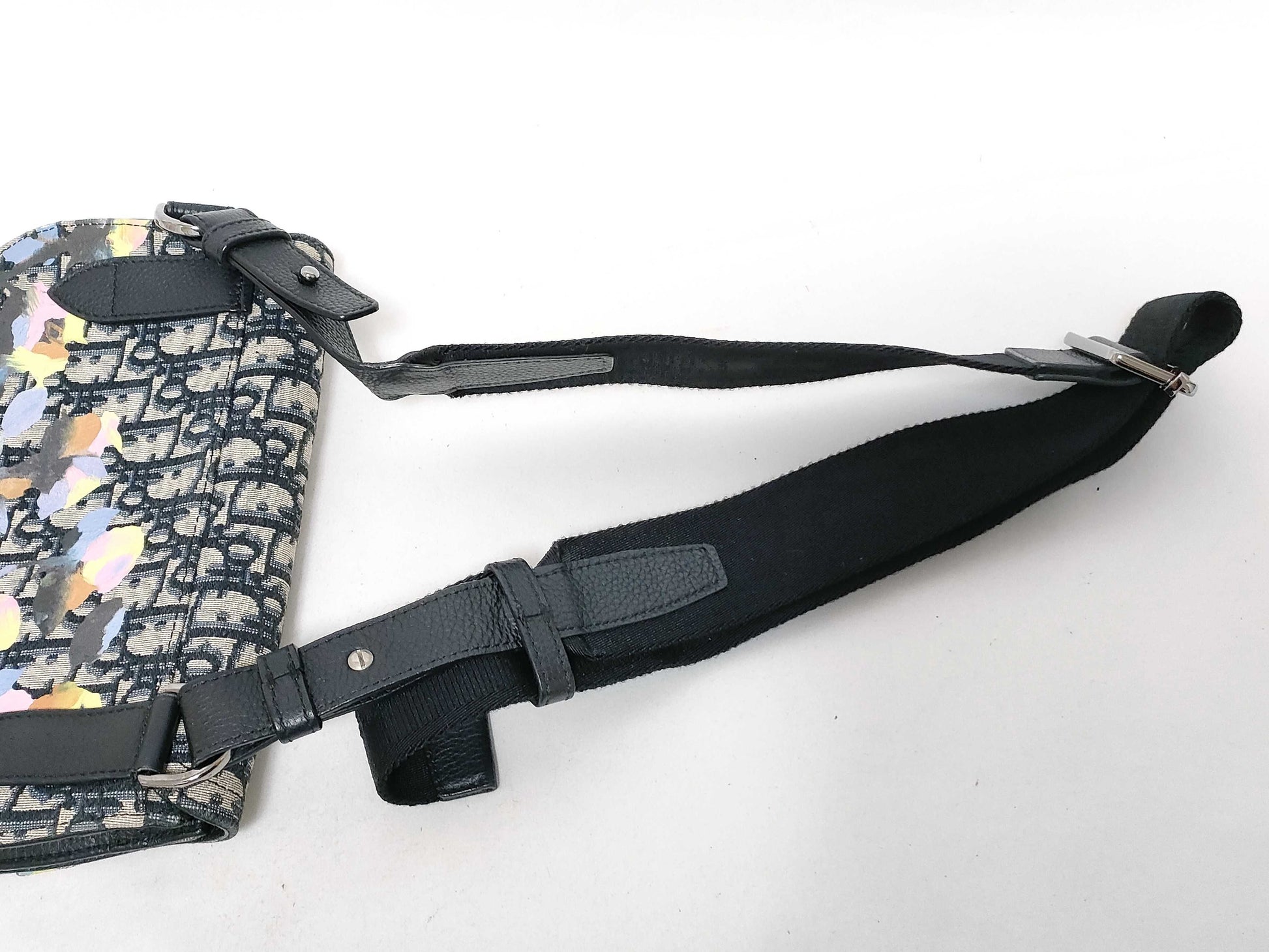 Dior Alex Foxton Oblique Saddle Bag Shoulder Bag