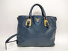 PRADA Prada Tessuto Logo 2-Way Handbag Navy