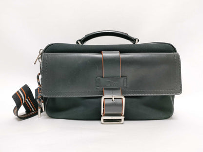 Dior Dior Leather Belt 17AW Crossbody Bag Black Waist Bag