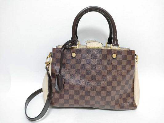 LOUIS VUITTON Damier Brittany N44020 2-way handbag