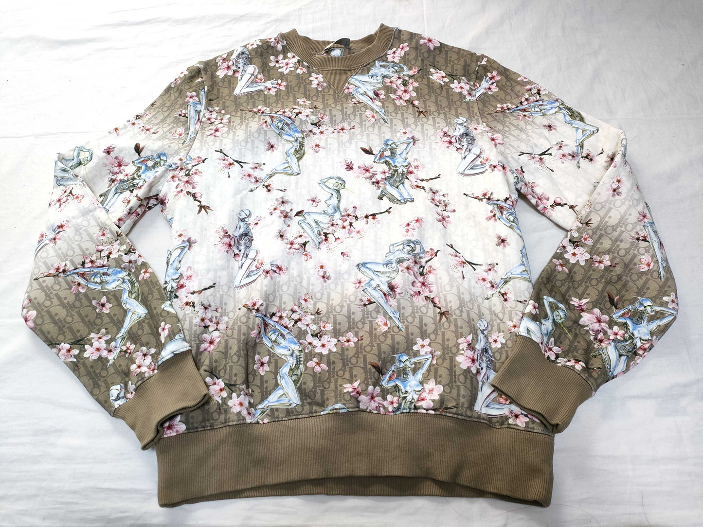 Dior Dior Hajime Sorayama collaboration oblique sweat top