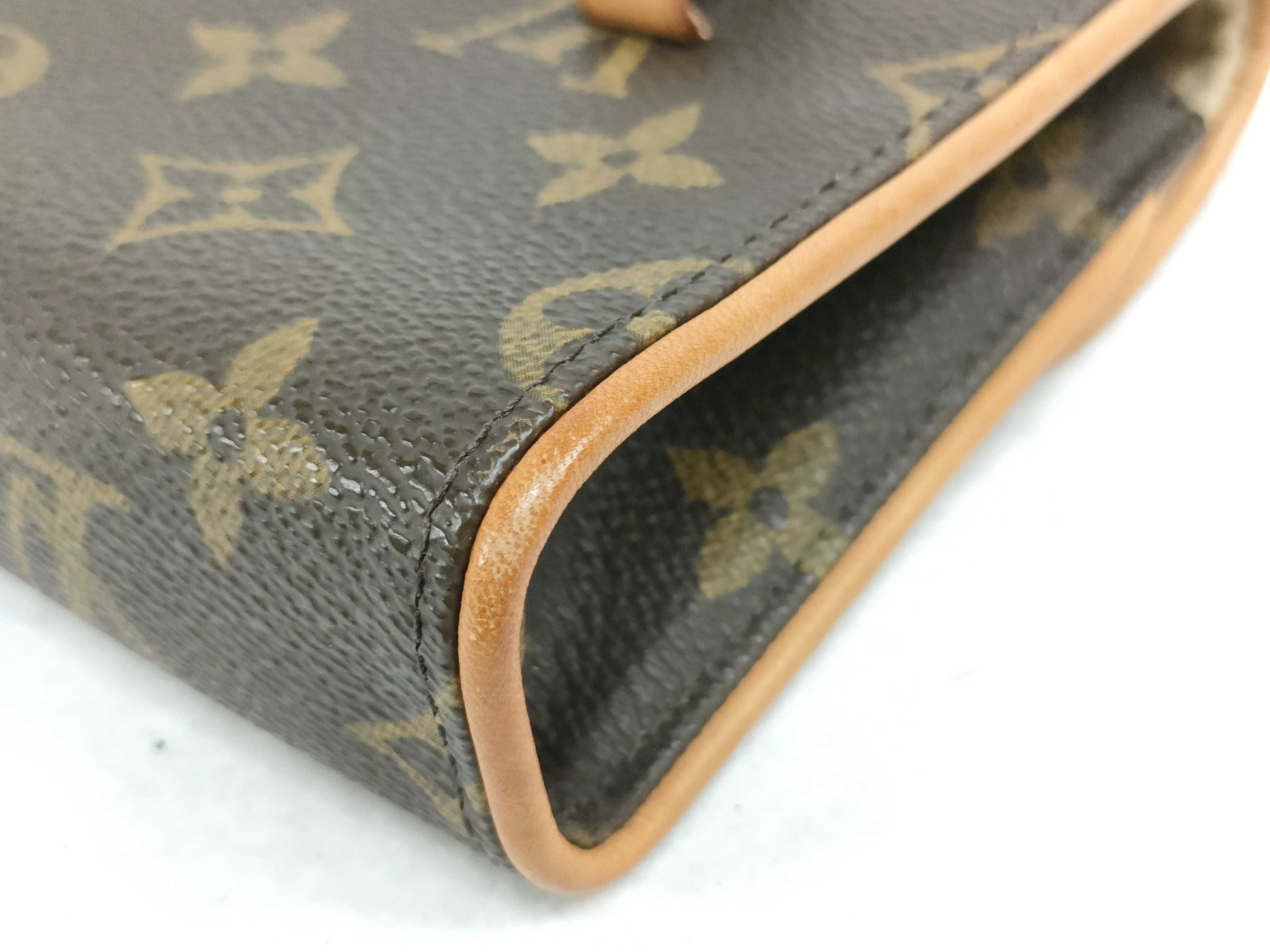 LOUIS VUITTON Monogram Pochette Florentine M51855 FL1002 Waist Bag