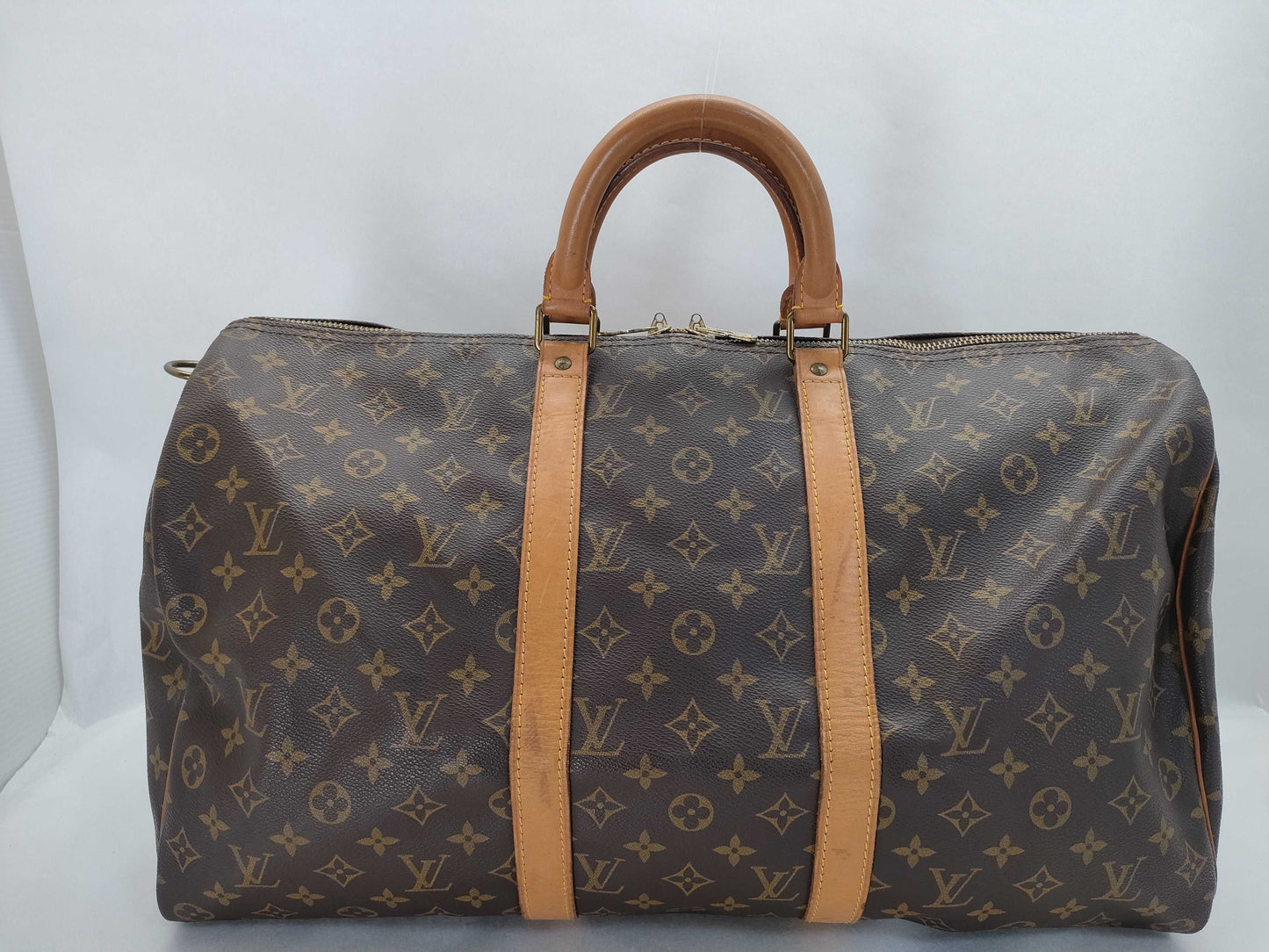 LOUIS VUITTON Monogram Keepall Bandouliere 50 M41416 FH8912 Boston Bag