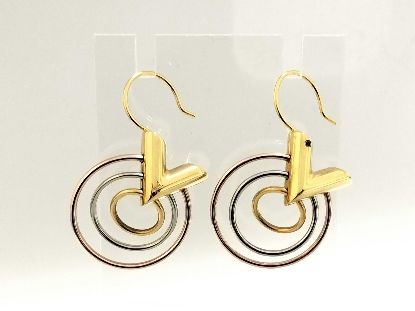 LOUIS VUITTON Essential V Trio BB M00188 LE0166 Earrings