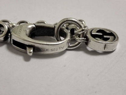 GUCCI Double G Key Charm 925 Bracelet/Bangle