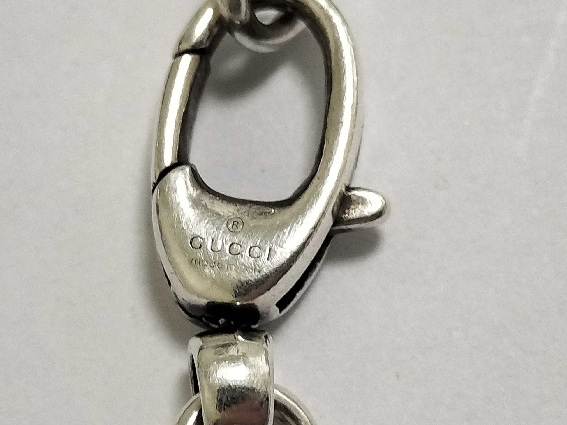GUCCI Double G Key Charm 925 Bracelet/Bangle