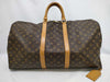 LOUIS VUITTON Monogram Keepall 55 M41424 FL0949 Name Tag Boston Bag