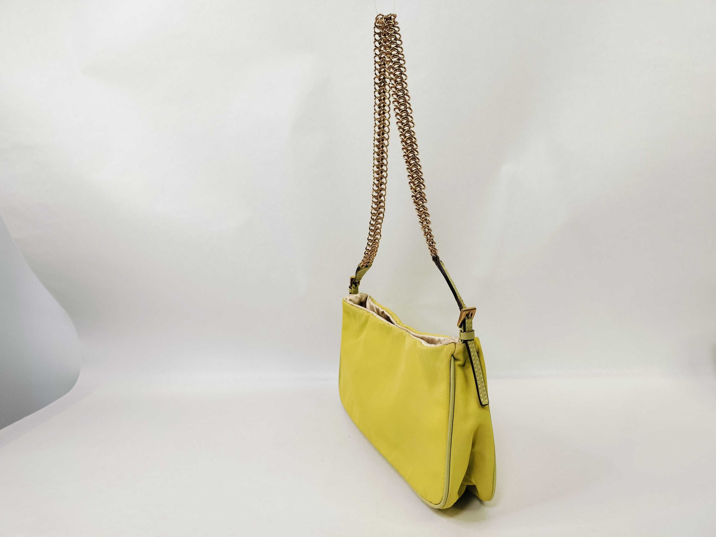 PRADA Nylon Chain Mini Shoulder Bag Demi Pouch Shoulder Bag