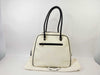 PRADA All Leather Bowling Bag Boston Bag Two-Tone Boston Bag