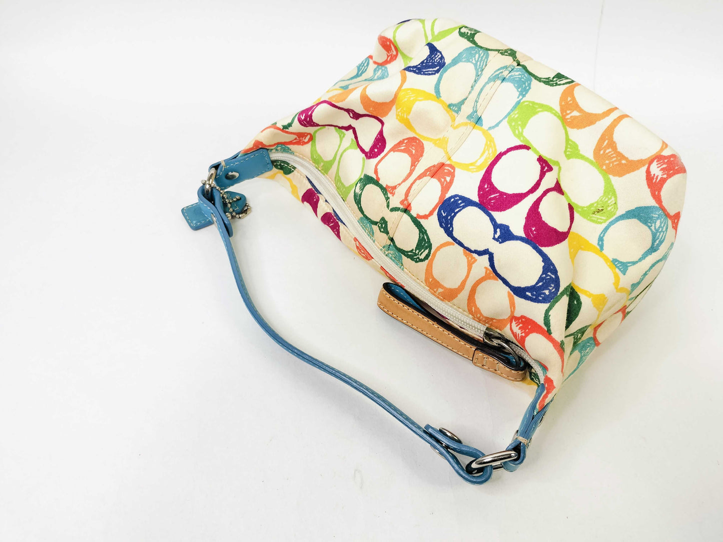 COACH Signature Accessory Pouch Rainbow Pouch