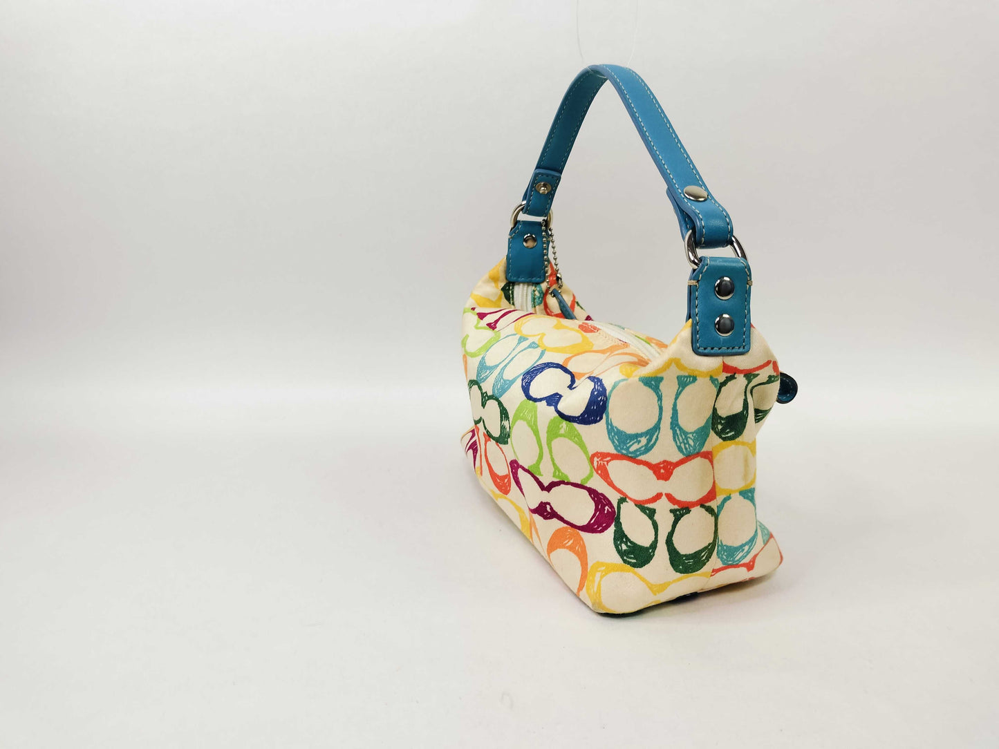 COACH Signature Accessory Pouch Rainbow Pouch