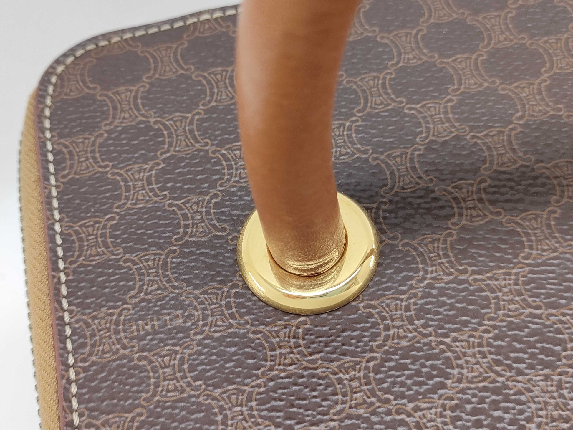 CELINE Macadam Blason Triomphe Pattern Handbag