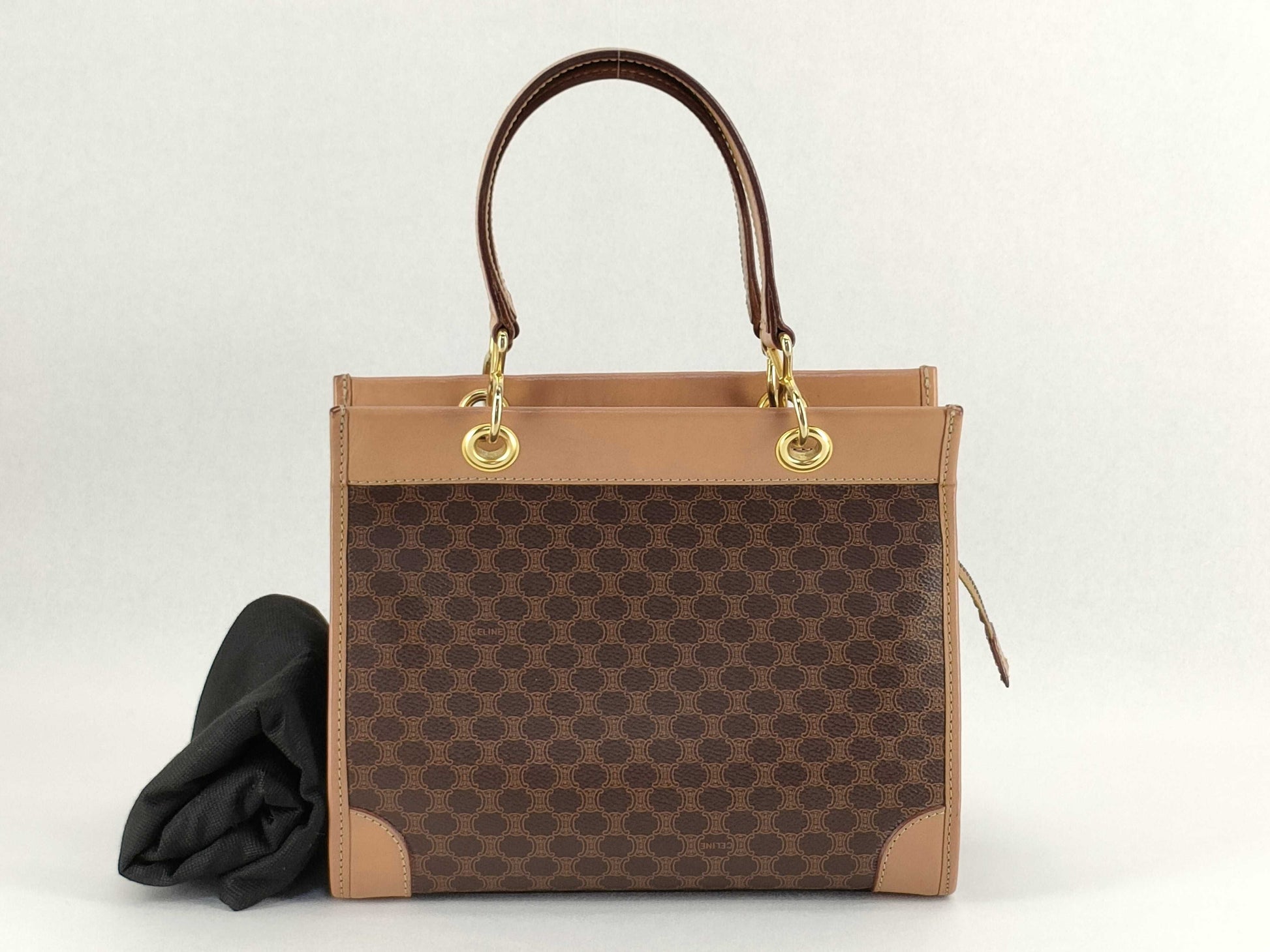 CELINE Macadam Blason Triomphe Handbag