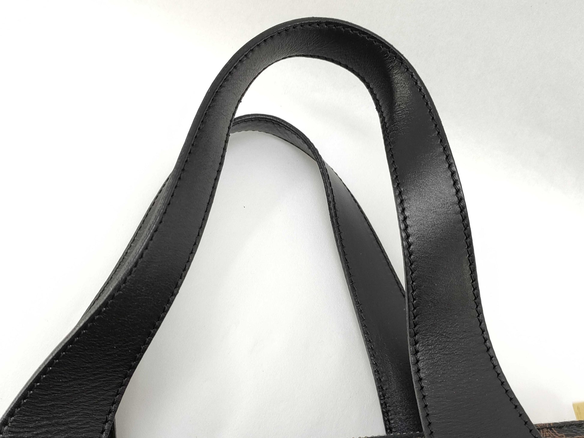 CELINE Macadam Pattern Circle Logo Hardware Handbag