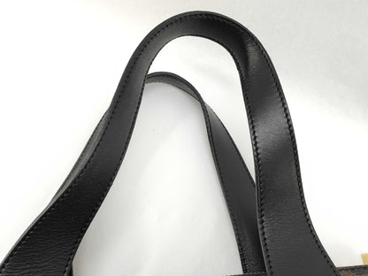 CELINE Macadam Pattern Circle Logo Hardware Handbag