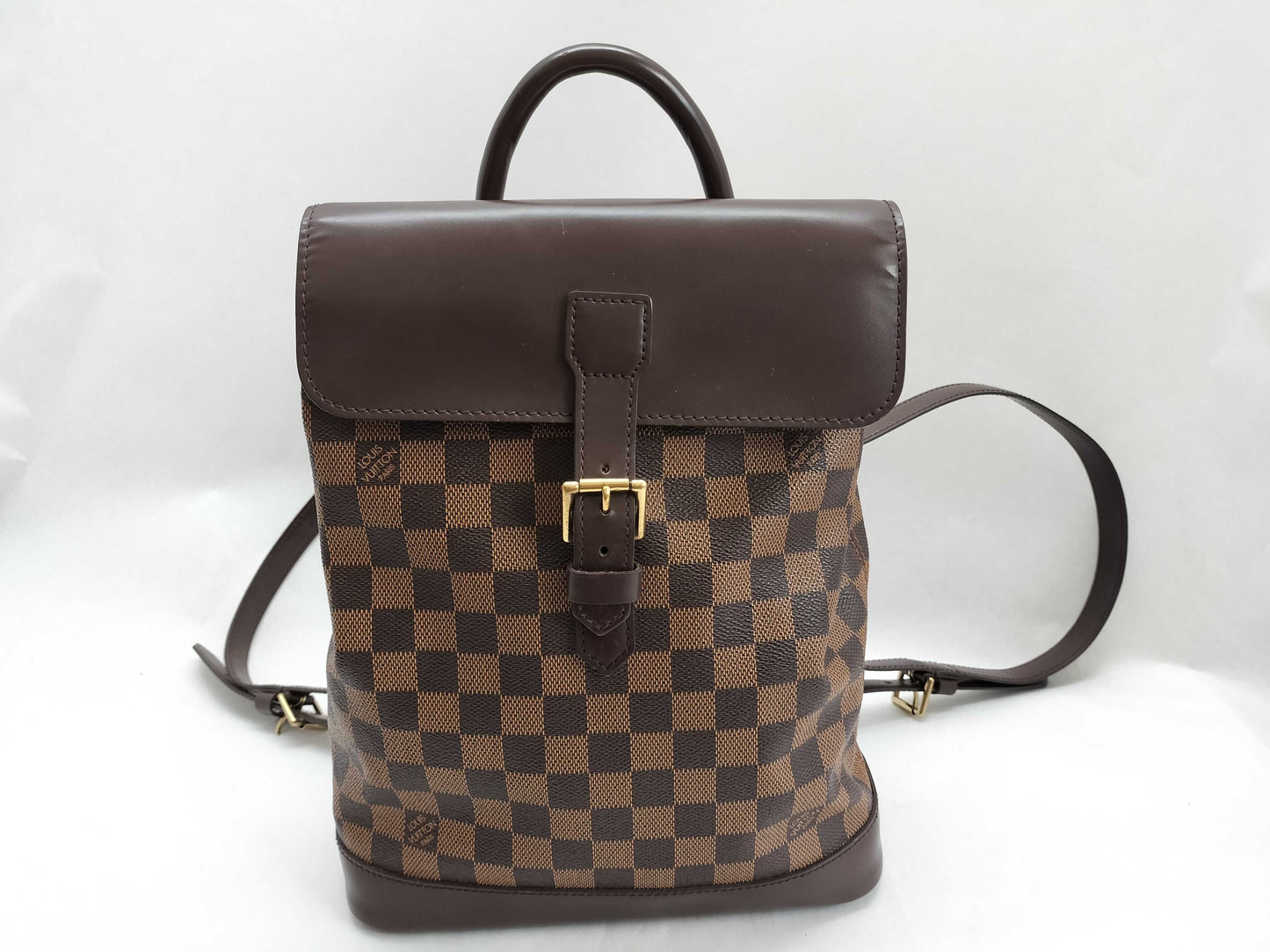 LOUIS VUITTON Damier Louis Vuitton Soho Damier Backpack Backpack