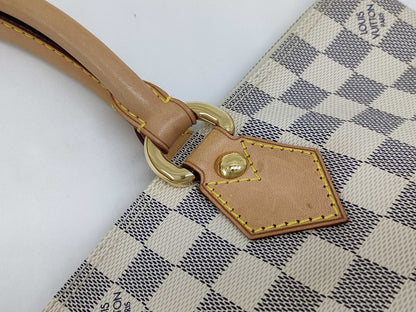 LOUIS VUITTON Damier Azur Louis Vuitton Saleya PM Damier Azur Tote Bag