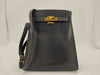 HERMES Kelly Sport MM XX Box Calf Black GP Shoulder Bag