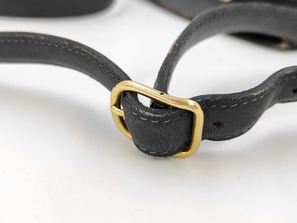 HERMES Kelly Sport MM XX Box Calf Black GP Shoulder Bag