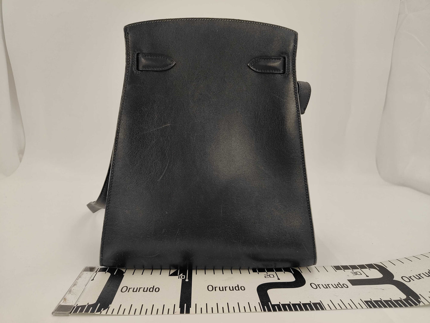 HERMES Kelly Sport MM XX Box Calf Black GP Shoulder Bag