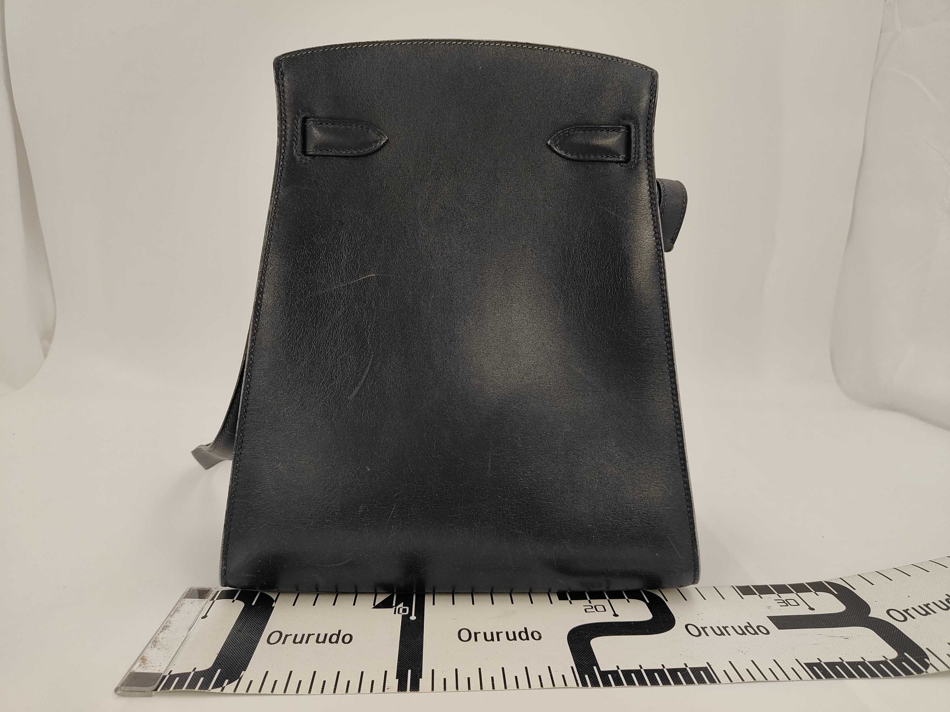 HERMES Kelly Sport MM XX Box Calf Black GP Shoulder Bag