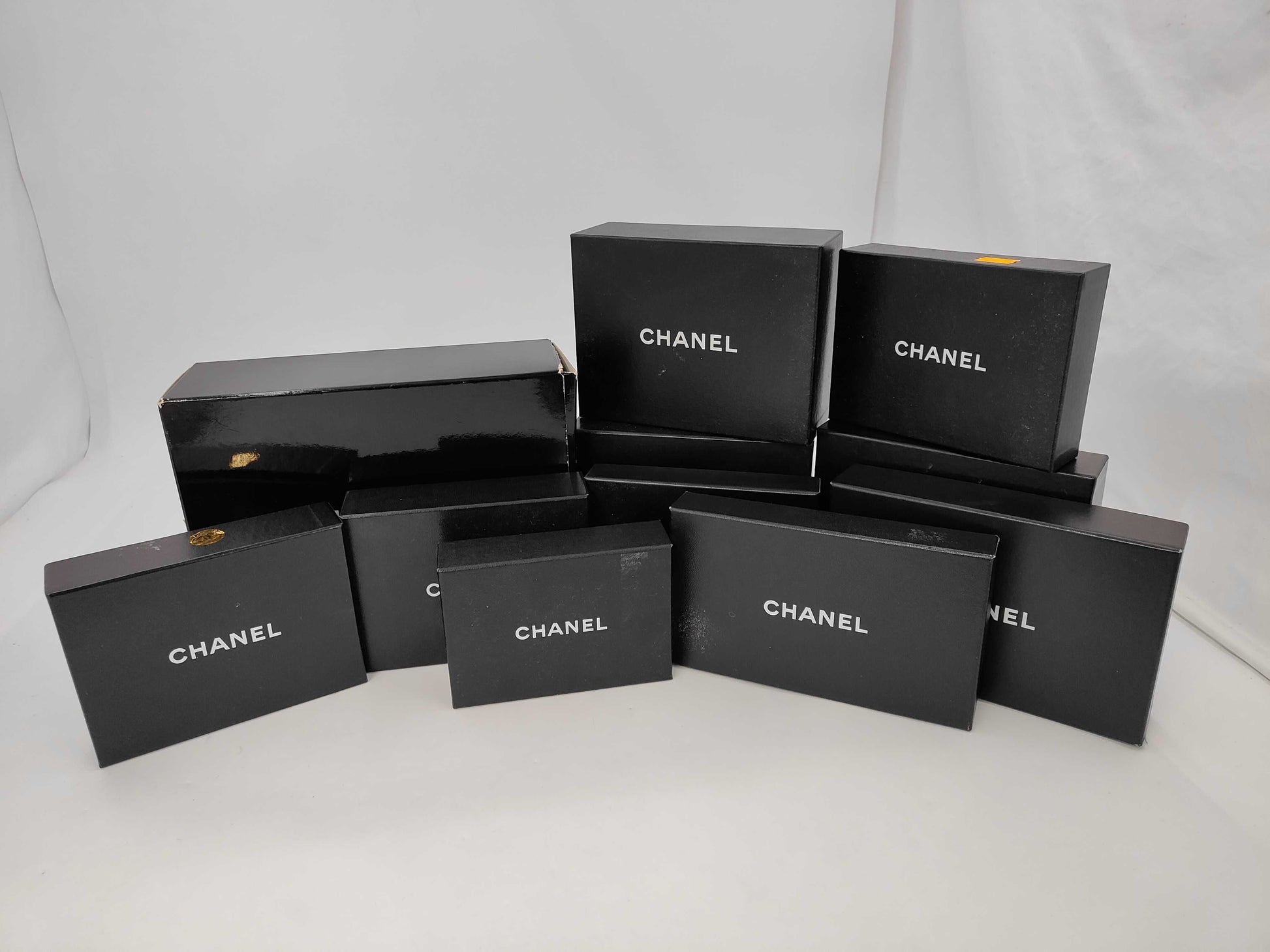 CHANEL Empty Accessories Boxes, 11-Piece Set, Brand Empty Boxes, Brand Empty Boxes 