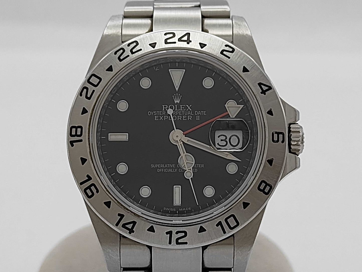 ROLEX 16570 V642353 Black Dial Oyster Bracelet Men's Watch