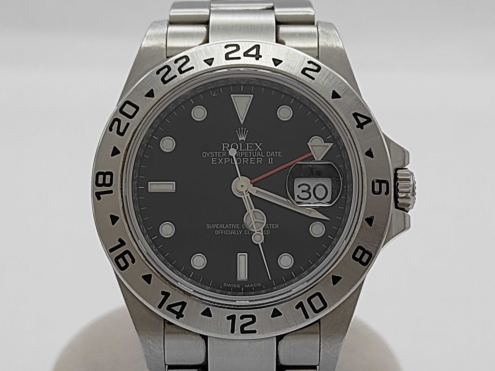 ROLEX 16570 V642353 Black Dial Oyster Bracelet Men's Watch