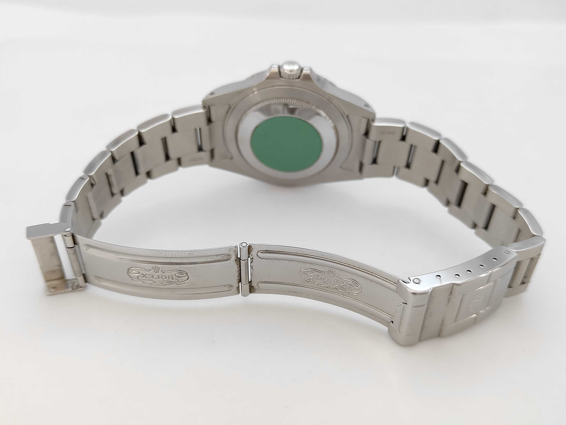 ROLEX 16570 P605723 White Dial Oyster Bracelet Men's Watch