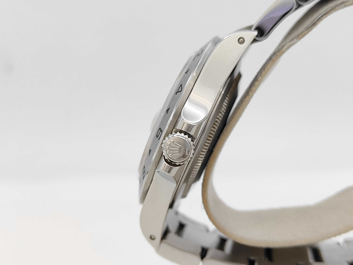 ROLEX 16570 P605723 White Dial Oyster Bracelet Men's Watch