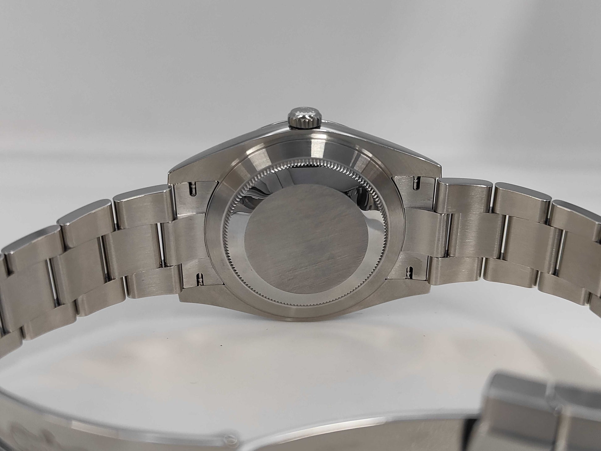 ROLEX 126300 78RU7702 Mint Green Dial Oyster Bracelet Men's Watch