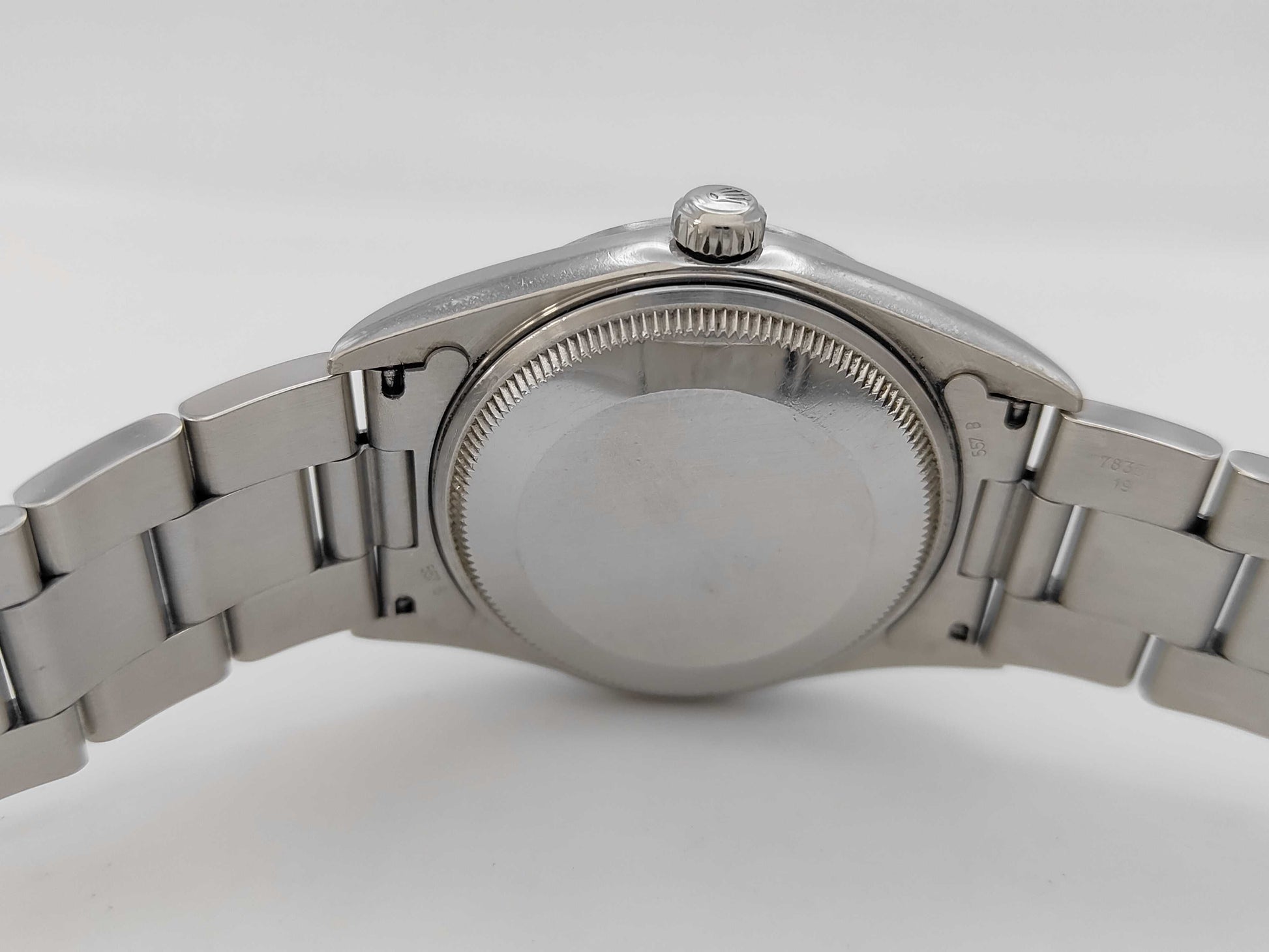 ROLEX 14000 A35*034 Blue Dial Oyster Bracelet Boys' Watch