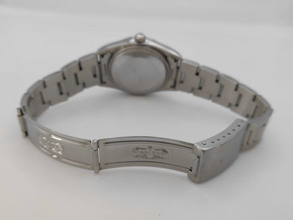 ROLEX 14000 A35*034 Blue Dial Oyster Bracelet Boys' Watch