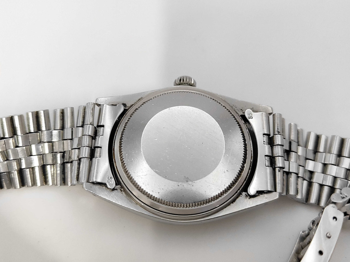 ROLEX 1601 3220218 Silver Mosaic Dial Jubilee Bracelet Boys' Watch