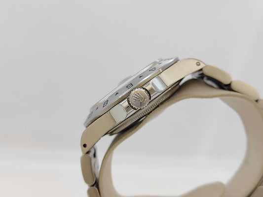 ROLEX 16570 A650049 Black Dial Oyster Bracelet Men's Watch