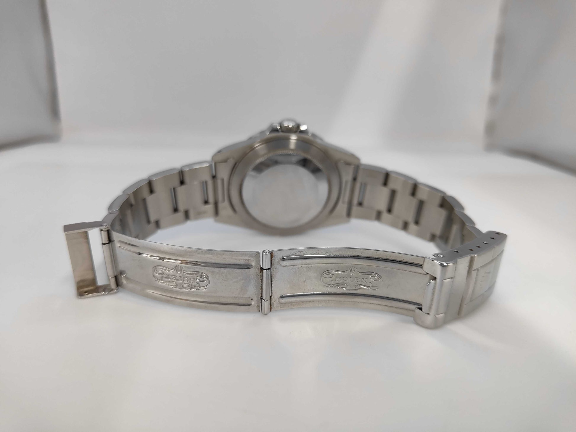 ROLEX 16570 A650049 Black Dial Oyster Bracelet Men's Watch