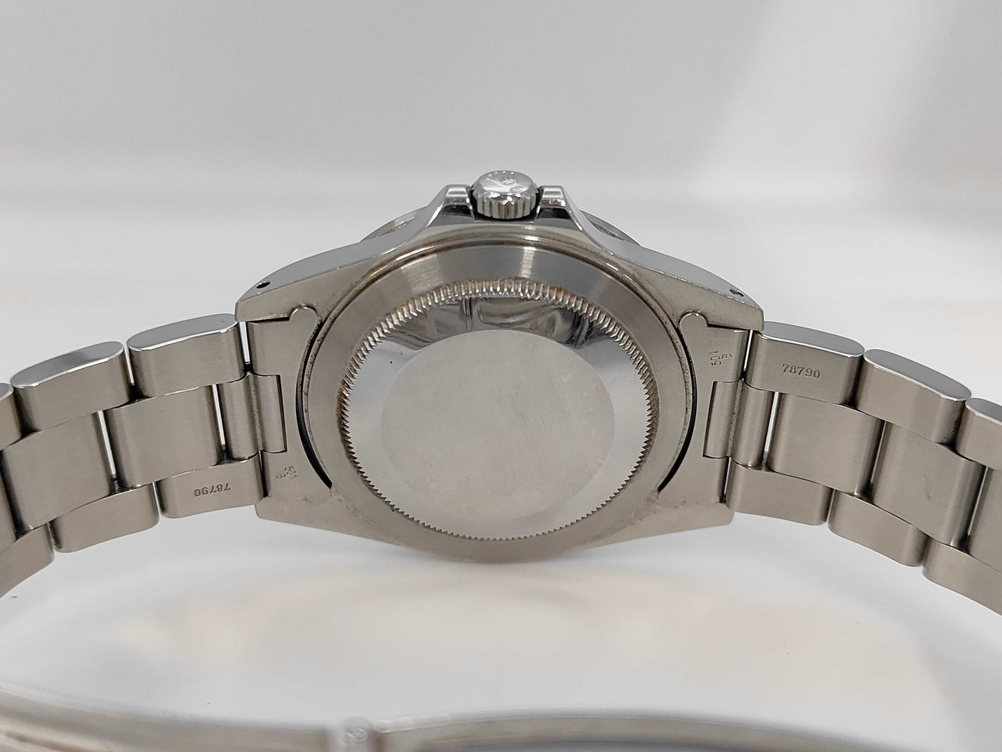 ROLEX 16570 A650049 Black Dial Oyster Bracelet Men's Watch