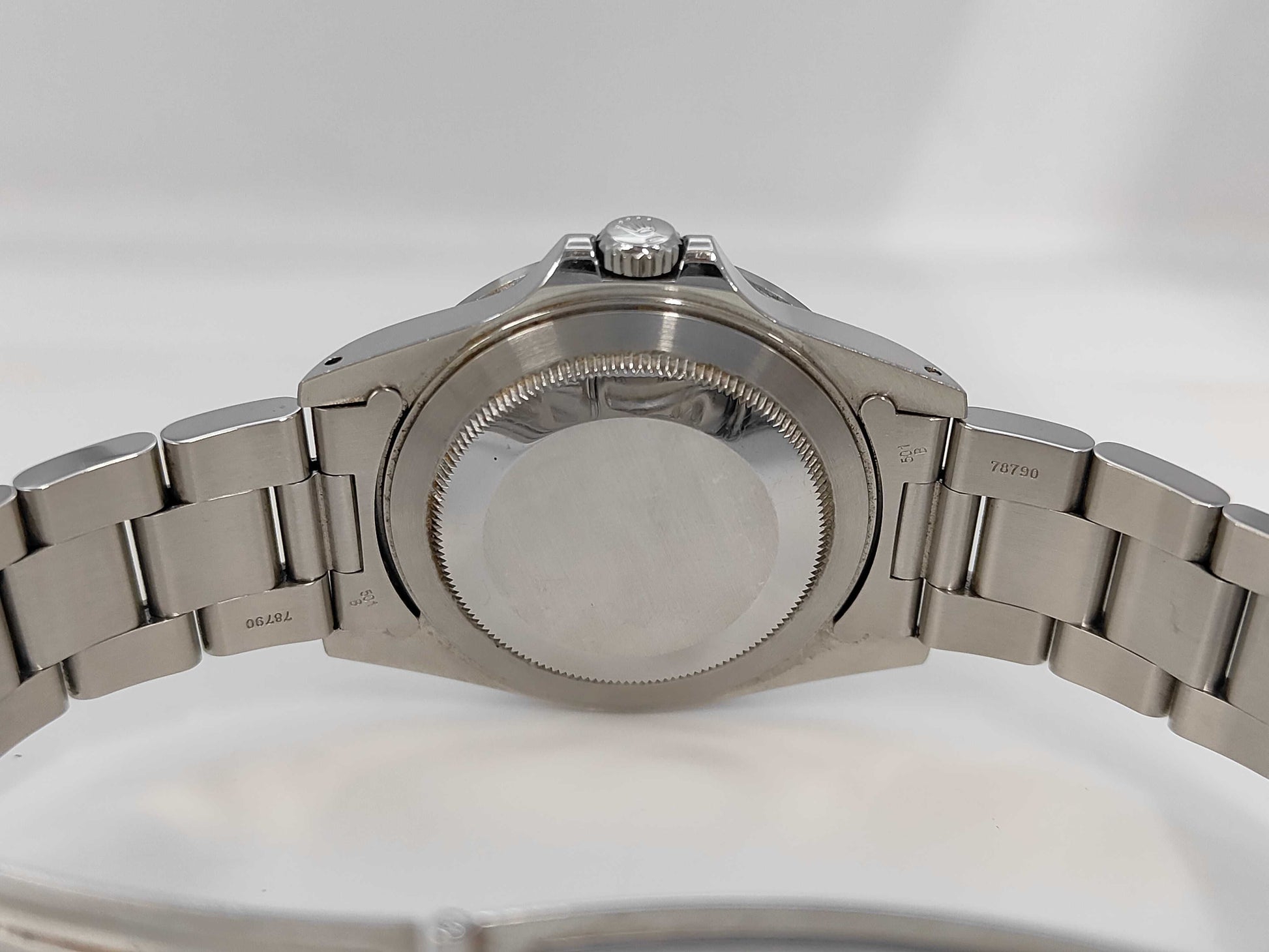 ROLEX 16570 A650049 Black Dial Oyster Bracelet Men's Watch