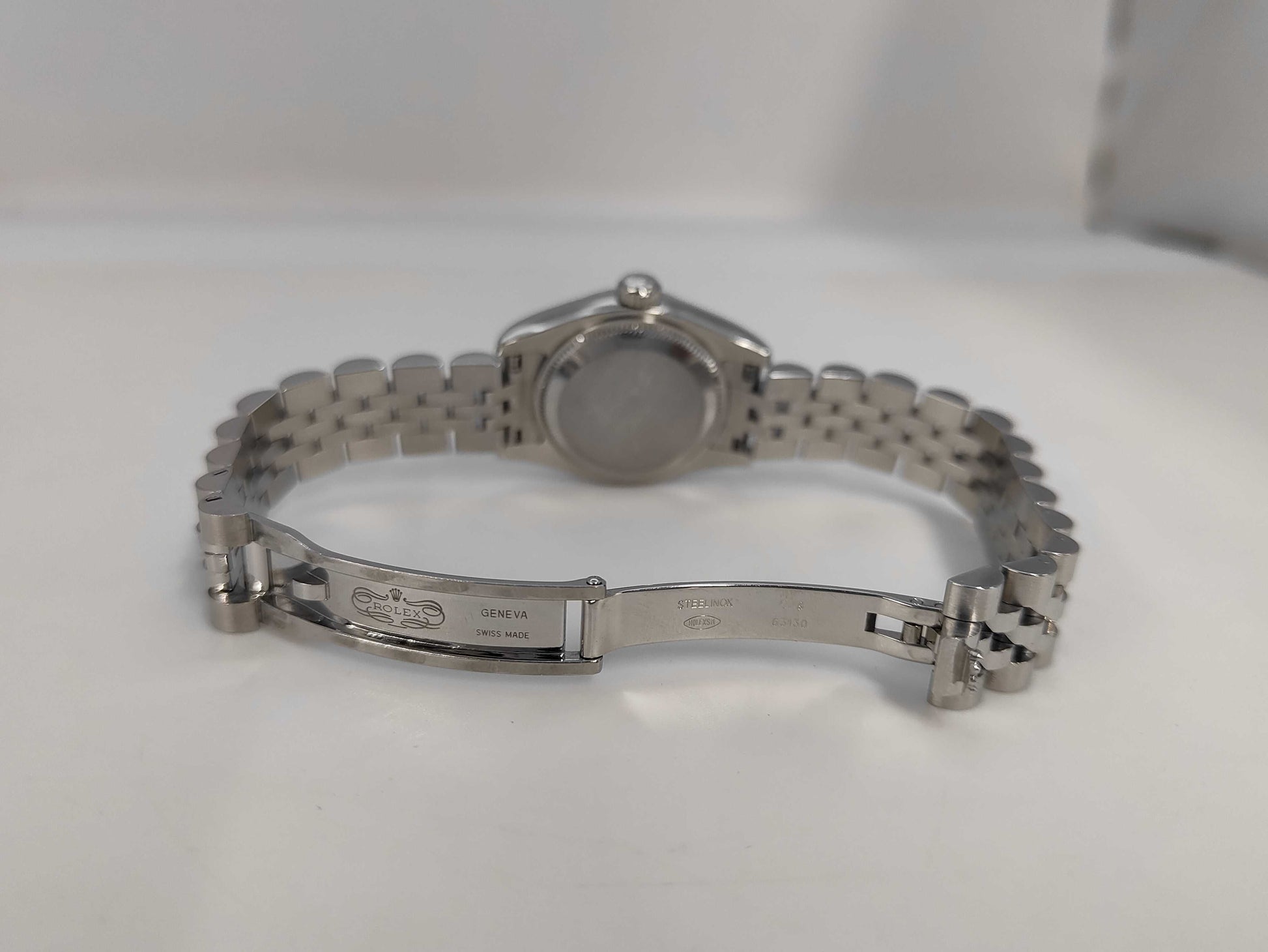 ROLEX 179174G Z272423 Pink Dial Jubilee Bracelet Women's Watch