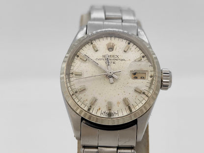 ROLEX 6517 1521279 Silver Dial Oyster Bracelet Women's Watch