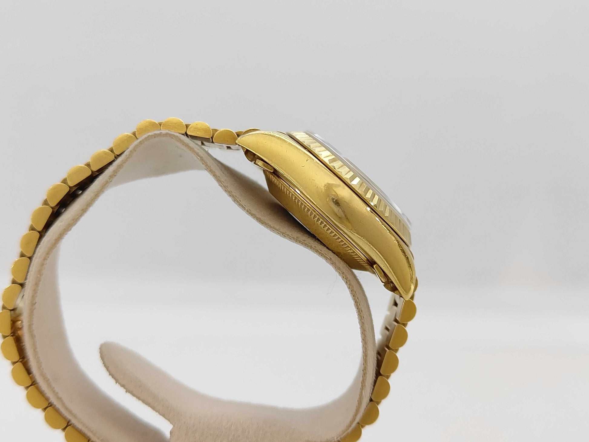 ROLEX 69178G E268599 Bluegrass 18K Gold Women's Watch