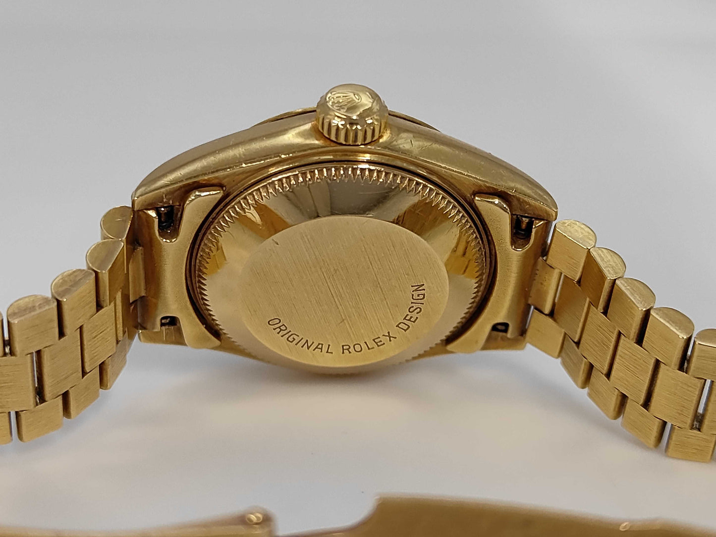 ROLEX 69178G E268599 Bluegrass 18K Gold Women's Watch