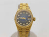 ROLEX 69178G E268599 Bluegrass 18K Gold Women's Watch