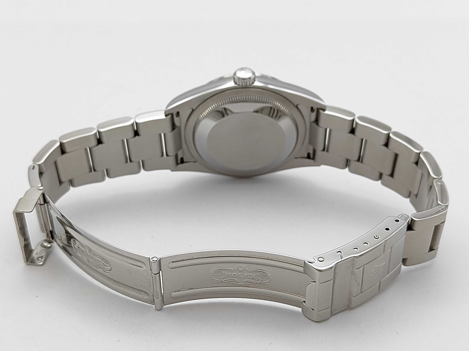 ROLEX 114270 Y402292 Black Dial Oyster Bracelet Boys' Watch