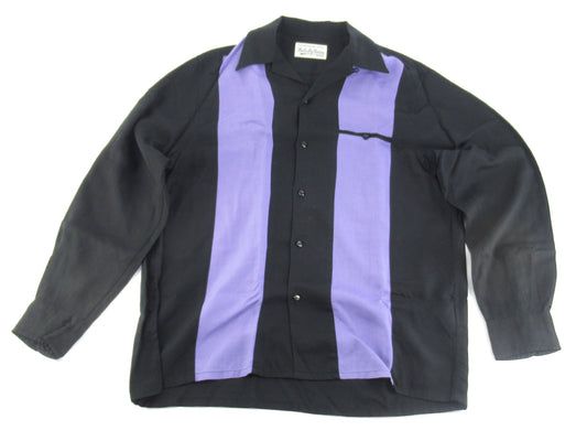 WACKO MARIA Two-Tone 50s Shirt, Size M, Long Sleeve Top