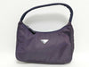 PRADA Nylon PRADA Purple Accessory Pouch One-Shoulder Bag with Triangle Logo PRADA Shoulder Bag