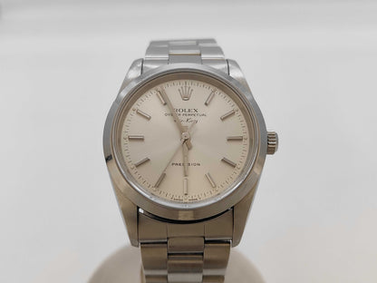 ROLEX 14000 U150946 Silver Dial Oyster Bracelet Boys' Watch